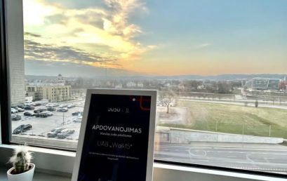 #walk15 įmonių iššūkių funkcionalumui – VERSLAS JUDA. DARNI PATIRTIS apdovanojimas