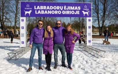 The founder of Walk15 gathered 200 labradors for a walk